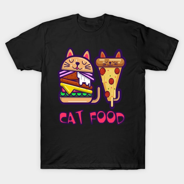 Cat Food T-Shirt by 1AlmightySprout